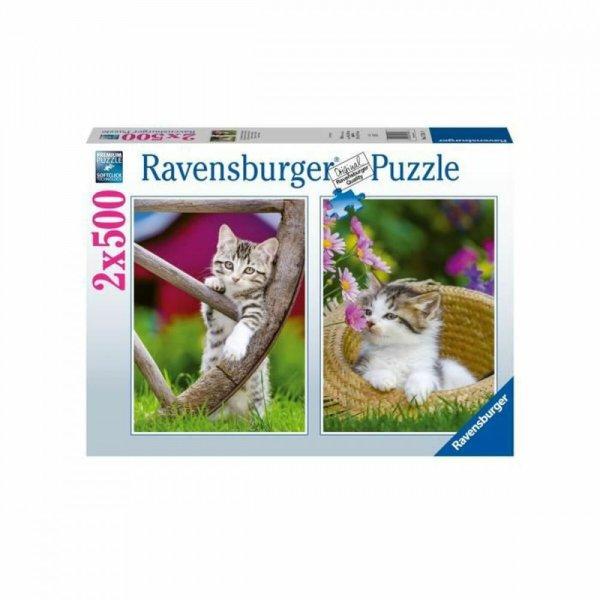 Puzzle Ravensburger Kittens 2 x 500 Darabok