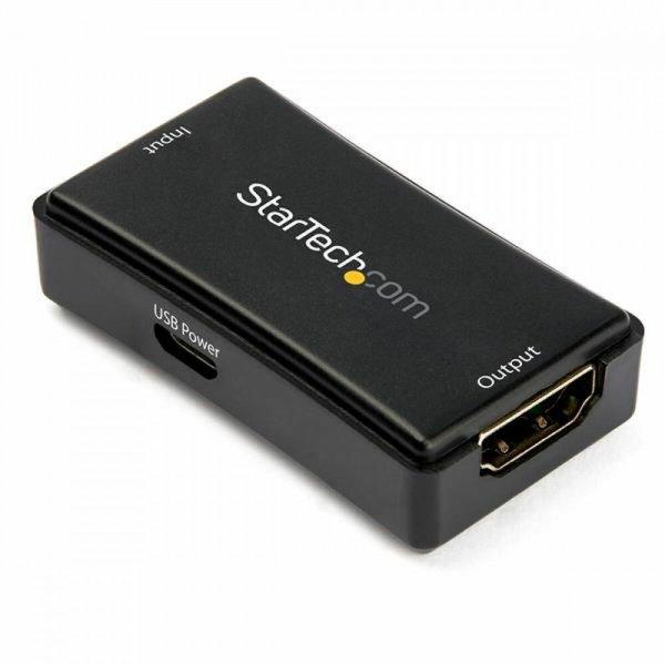 Erősítő HDMI Startech HDBOOST4K2 Fekete