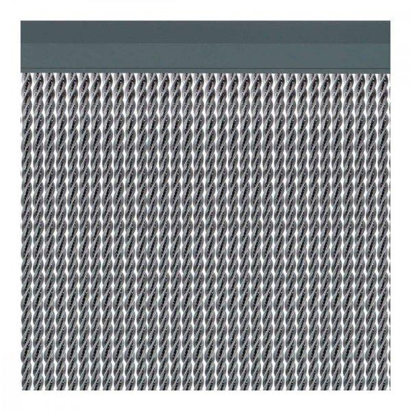 Függöny Acudam Manacor Ajtók Ezüst színű Külső PVC Alumínium 90 x 210
cm