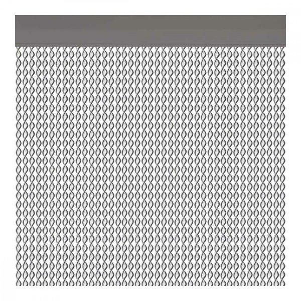 Függöny Acudam Cadaques Ajtók Ezüst színű Külső PVC Alumínium 90 x 210
cm