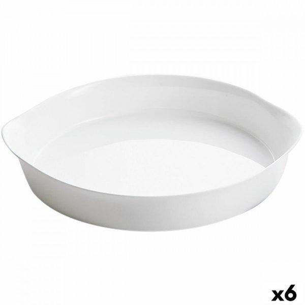 Sütőforma Luminarc Smart Cuisine Kerek Fehér Ø 28 cm (6 egység)