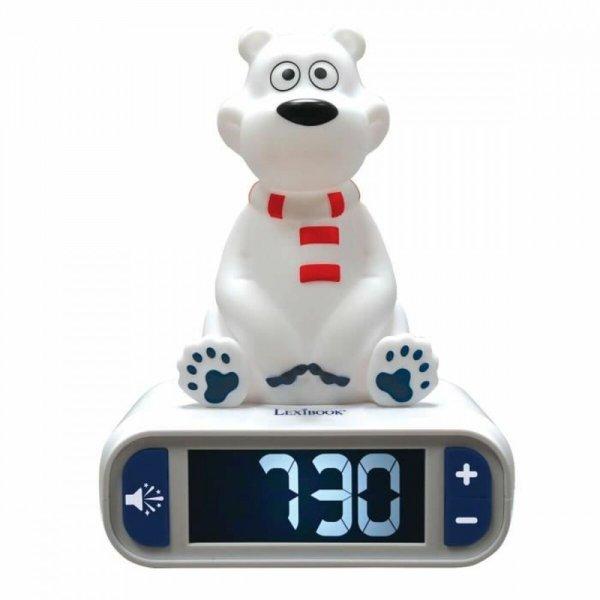 Ébresztő Óra Lexibook Polar Bear 3D hanggal ellátott