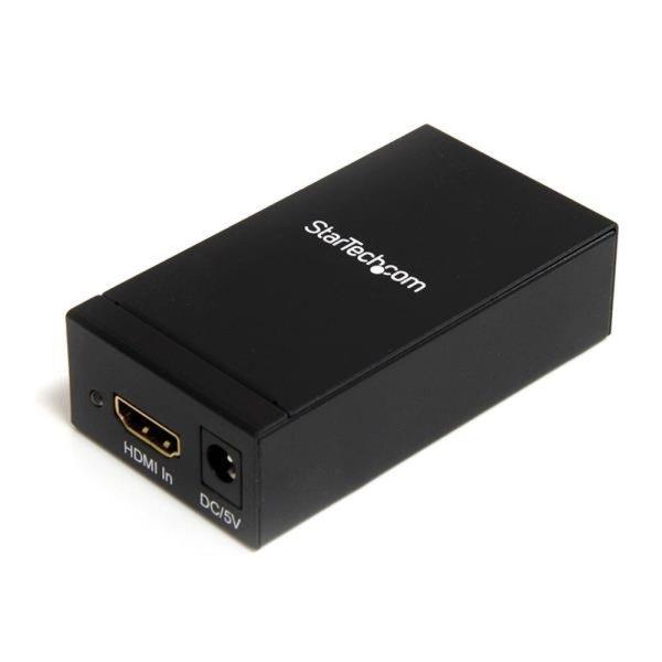 DisplayPort HDMI Adapter DVI Startech HDMI2DP Fekete