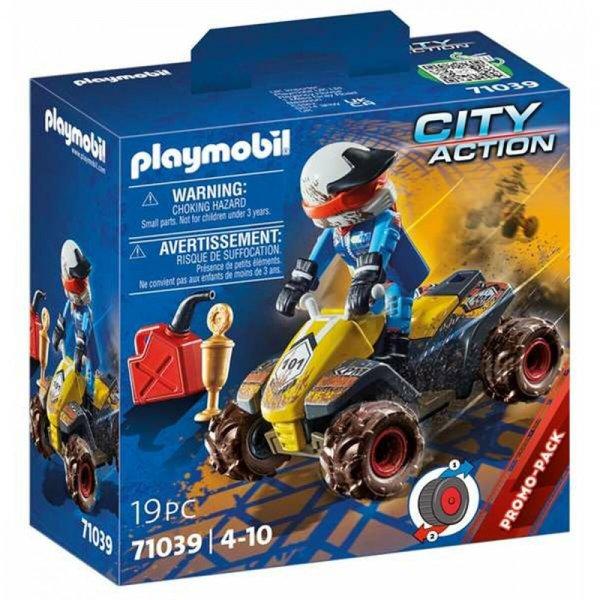 Playset Playmobil City Action Offroad Quad 19 Darabok 71039