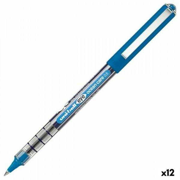 Folyékony tintás toll Uni-Ball Eye Ocean Care Kék 0,5 mm (12 egység)