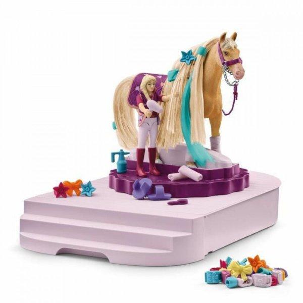 Playset Schleich Horse Grooming Station Ló 50 Darabok