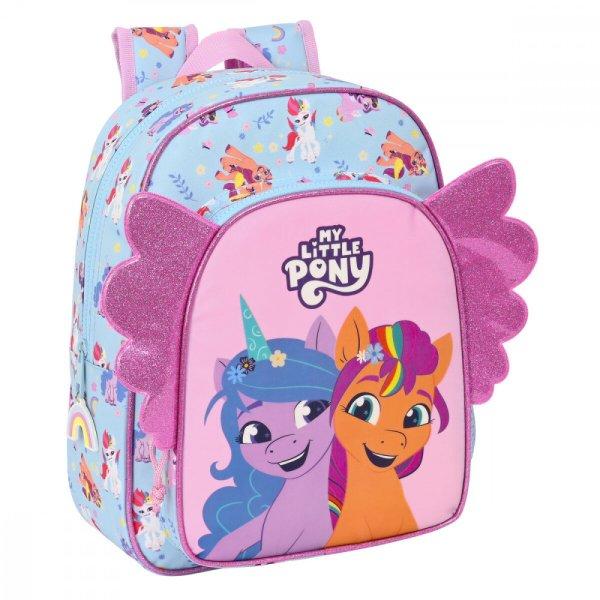 Iskolatáska My Little Pony Wild & free 26 x 34 x 11 cm Kék Rózsaszín