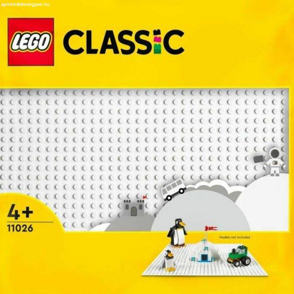 Állvány Lego 11026 Classic The White Building Plate Fehér