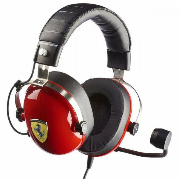 Gamer Headset Mikrofonnal Thrustmaster T.Racing Scuderia Ferrari Edition-DTS
Piros
