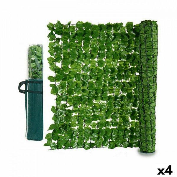 Kerti Kerítés Ágynemű 1 x 3 m Világos zöld Műanyag (4 egység)