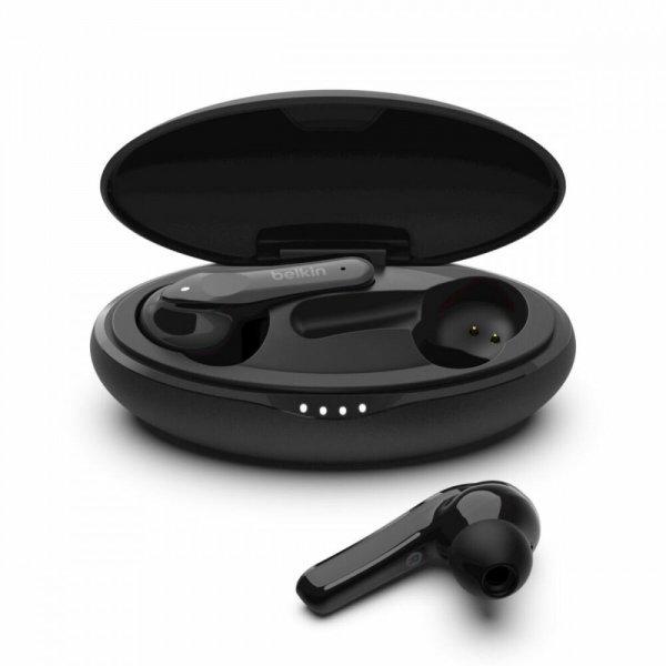 Fejhallgatók Belkin SOUNDFORM Move Plus Bluetooth Fekete