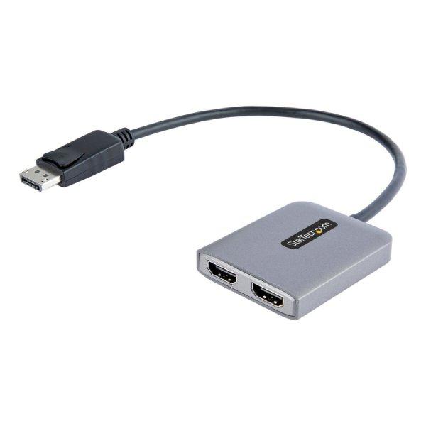 DisplayPort HDMI Adapter Startech MST14DP122HD Szürke 4K Fekete Fekete/Szürke