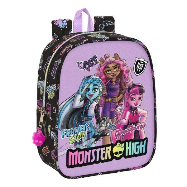 Iskolatáska Monster High Creep Fekete 22 x 27 x 10 cm