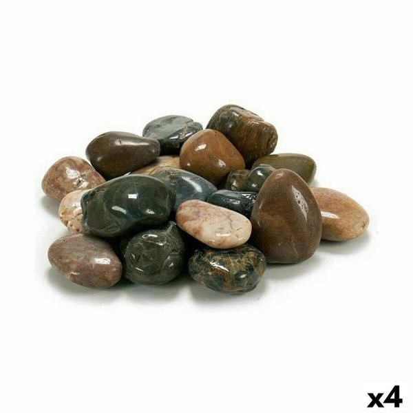 Dekoratív kövek Szürke Barna 3 Kg (4 egység)