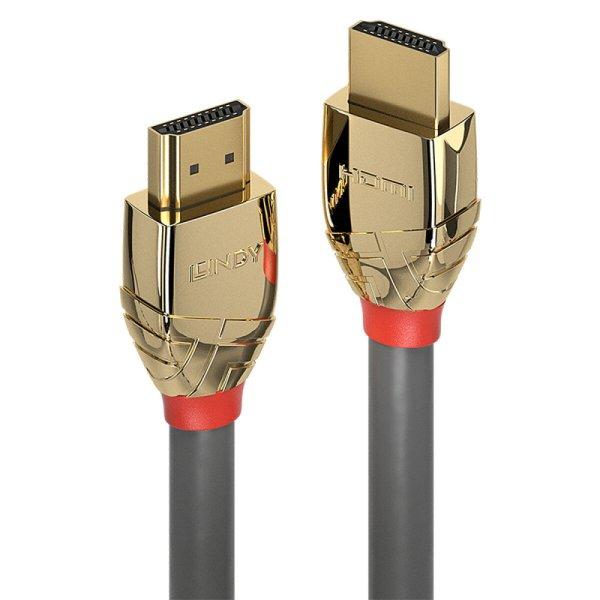 HDMI Kábel LINDY 37863 3 m Szürke Aranysàrga