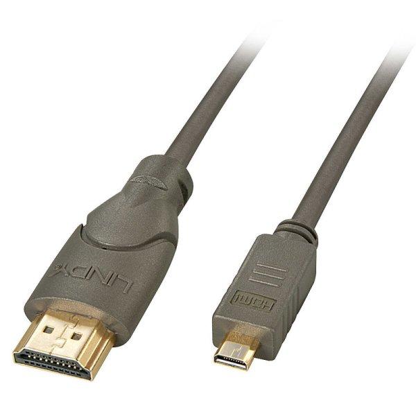HDMI–Micro HDMI Kábel LINDY 41353 2 m Fekete