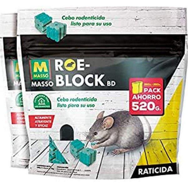 Patkányméreg Massó Roe-Block 260 gr + 260 gr 520 g