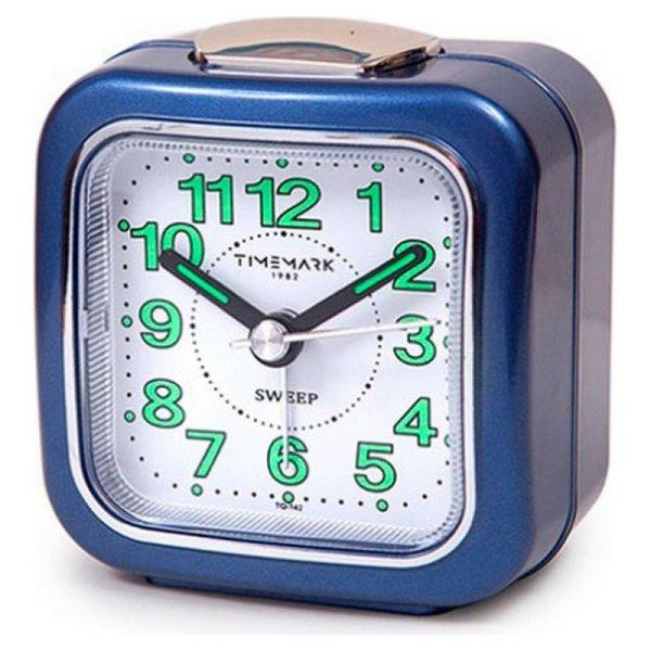 Analóg Ébresztőóra Timemark Kék Csendes hanggal ellátott Éjszakai mód
(7.5 x 8 x 4.5 cm)
