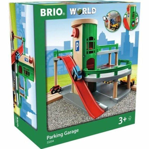 Építő készlet Brio Garage Rail Többszínű