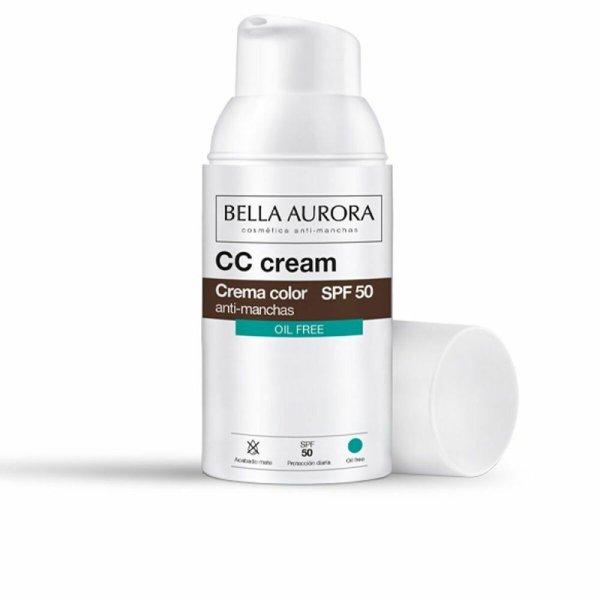 CC Cream Bella Aurora Spf 50 Olaj nélkül (30 ml)