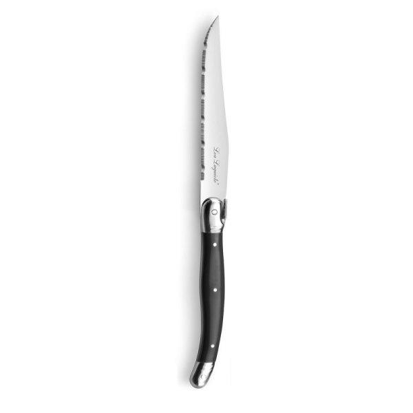 Hús kés készlet Lou Laguiole Rustic 6 egység 13 cm