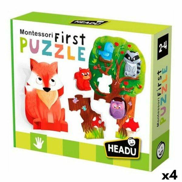 Puzzle HEADU Montessori Erdő (4 egység)