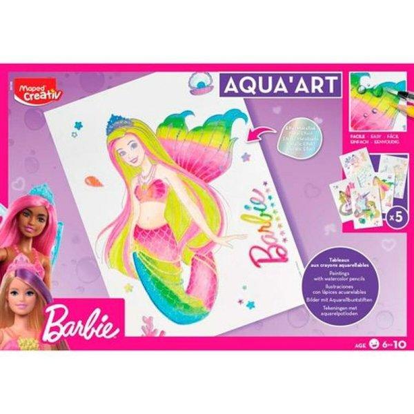 Színezhető rajzok Maped Aqua'Art Barbie