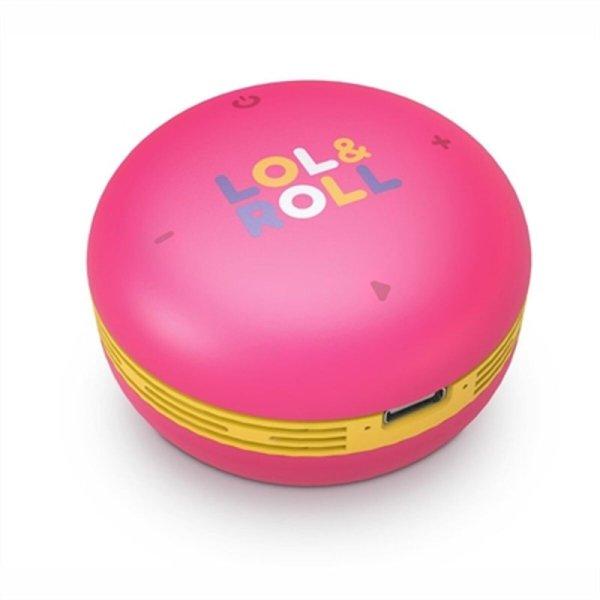 Bluetooth Hordozható Hangszóró Energy Sistem Lol&Roll Pop Kids Rózsaszín 5
W 500 mAh