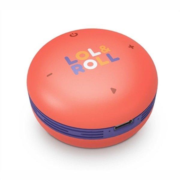 Bluetooth Hordozható Hangszóró Energy Sistem Lol&Roll Pop Kids Narancszín 5
W