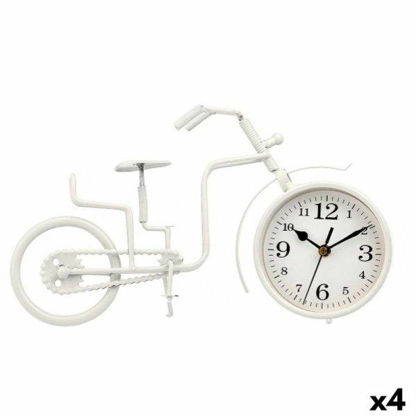 настолен часовник Kerékpár Fehér Fém 33 x 21 x 4 cm (4
egység)