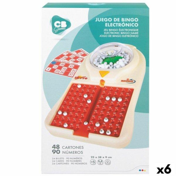 Automatikus bingó Colorbaby Préselt Papír Műanyag (6 egység)