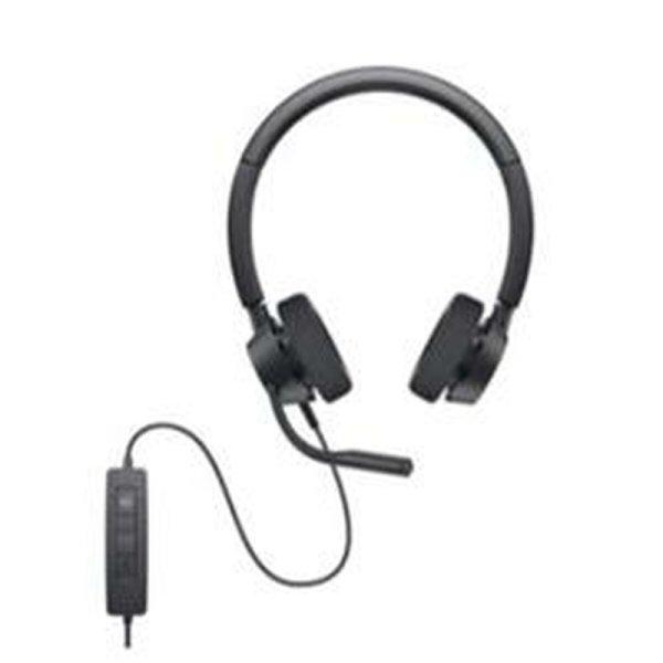 Fejhallgató Mikrofonnal Dell DELL-WH3022 Fekete