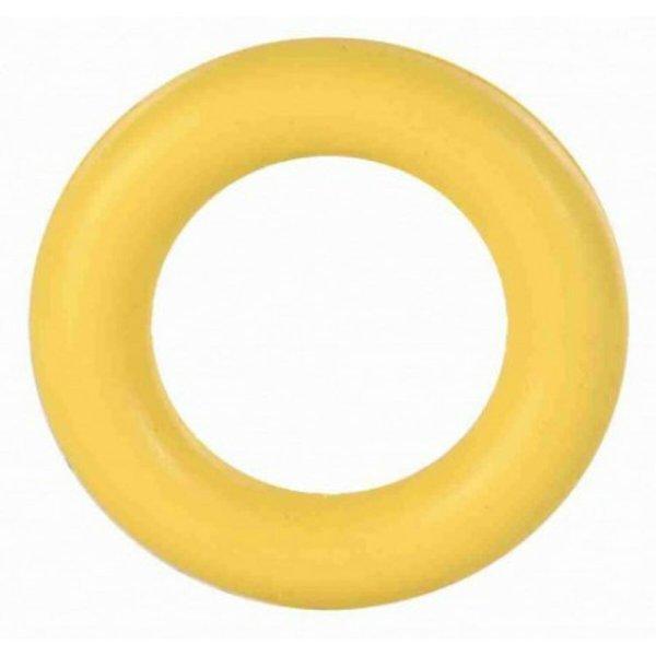 Kutya játék Trixie Ring Sárga Gumi Természetes gumi