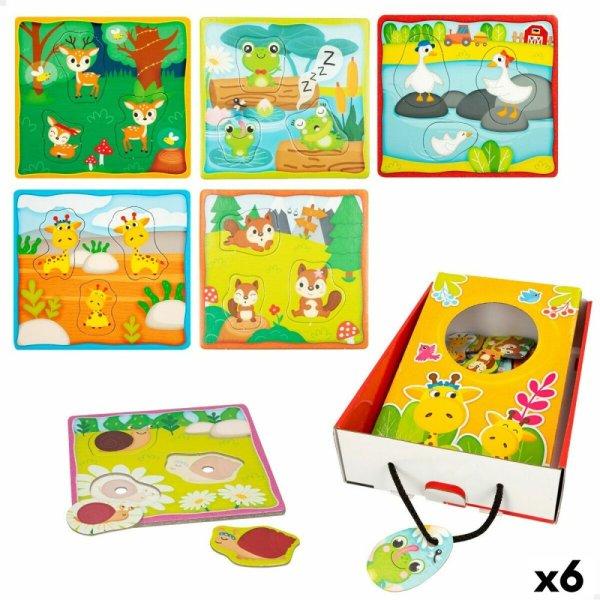 Gyermek Puzzle Lisciani Touchpad 18 Darabok 16 x 0,5 x 15 cm (6 egység)