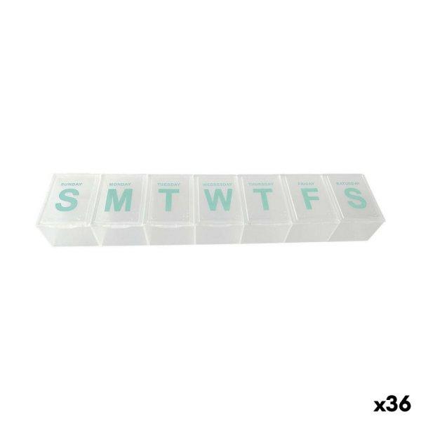 Heti Gyógyszeradagoló doboz 22,8 x 4,8 x 2,5 cm (36 Rgység)