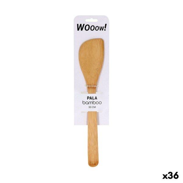 Konyhai spatula Wooow Ívelt Bambusz 30 x 6,2 x 0,8 cm (36 Rgység)