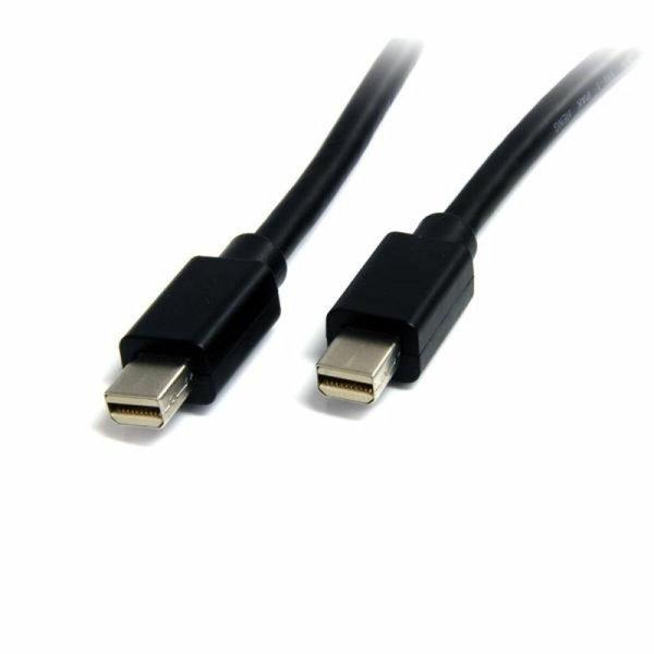 Mini DisplayPort-kábel Startech MDISP2M (2 m) 4K Ultra HD Fekete
