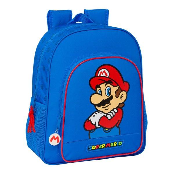 Iskolatáska Super Mario Play Kék Piros 32 X 38 X 12 cm