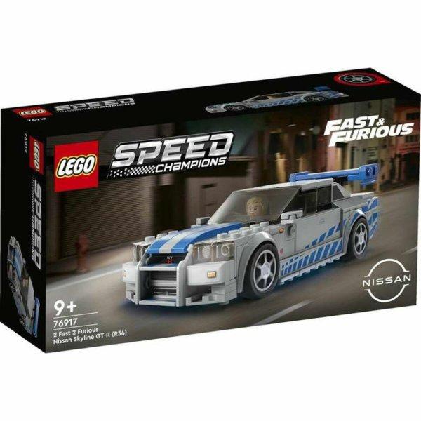 Playset Lego Fast and Furious: 76917 Nissan Skyline GT-R (R34) 319 Darabok