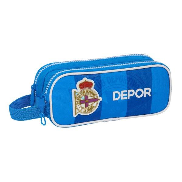 Dupla tolltartó R. C. Deportivo de La Coruña Kék 21 x 8 x 6 cm