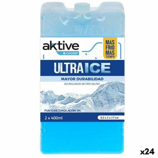 Jégakku Aktive Ultra Ice 400 ml Jégakku 2 Darabok 9,5 x 17 x 3 cm (24 egység)