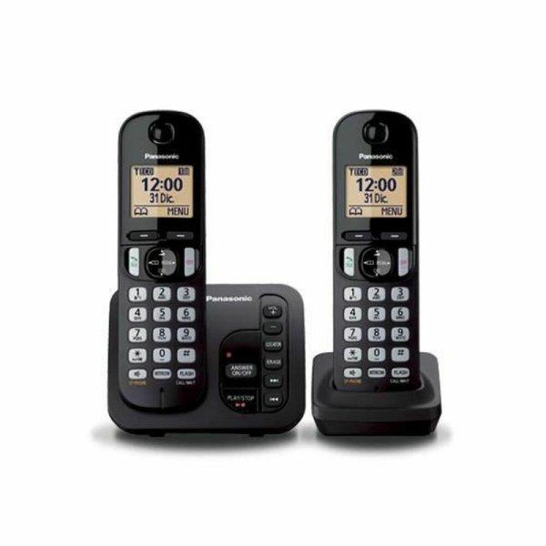 Vezeték Nélküli Telefon Panasonic KX-TGC222 Fekete Borostyán