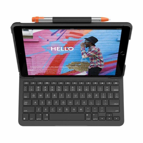 Tablet és Billenytyűzet Tok Logitech iPad 2020 | iPad 2019 | iPad 2021 Szürke
Spanyol Qwerty QWERTY