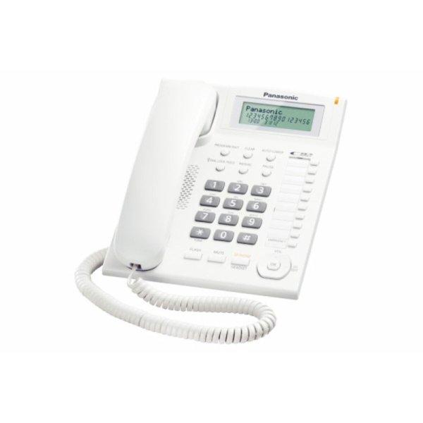 Vezetékes Telefon Panasonic KX-TS880EXW LCD Fehér