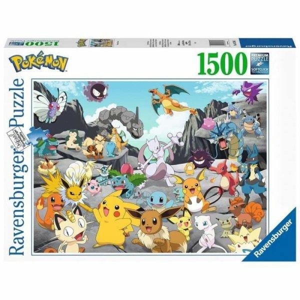 Puzzle Pokémon Classics Ravensburger 1500 Darabok