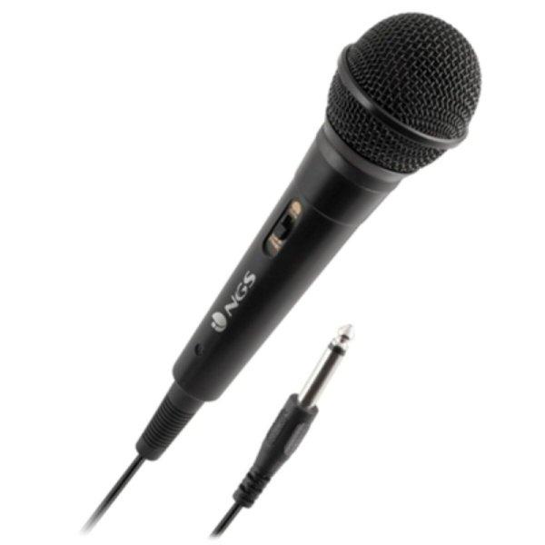 Karaoke Mikrofonnal VARIOS SINGERFIRE Fekete (6.3 mm)