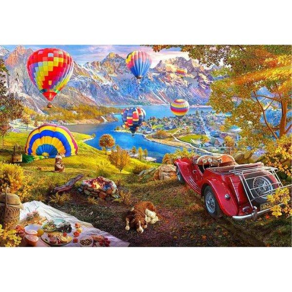 Puzzle Educa The Valley of Hot Air Balloons 3000 Darabok