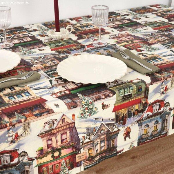 Foltálló gyanta asztalterítő Belum Christmas City 300 x 140 cm