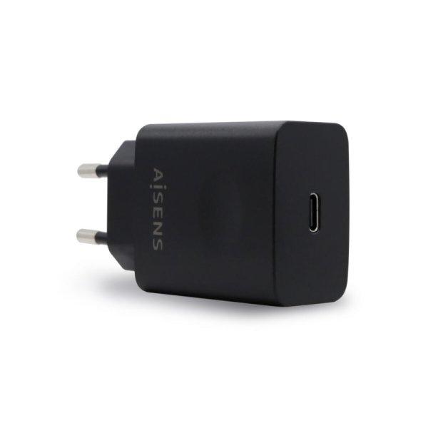 Töltő Aisens ASCH-1PD20-BK Fekete 20 W USB-C