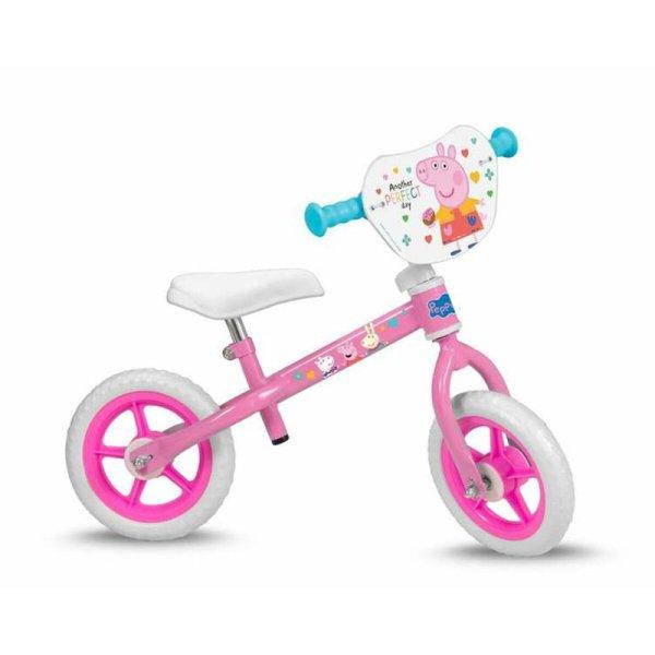 Gyerek kerékpár Peppa Pig 10" Rózsaszín + 2 Év